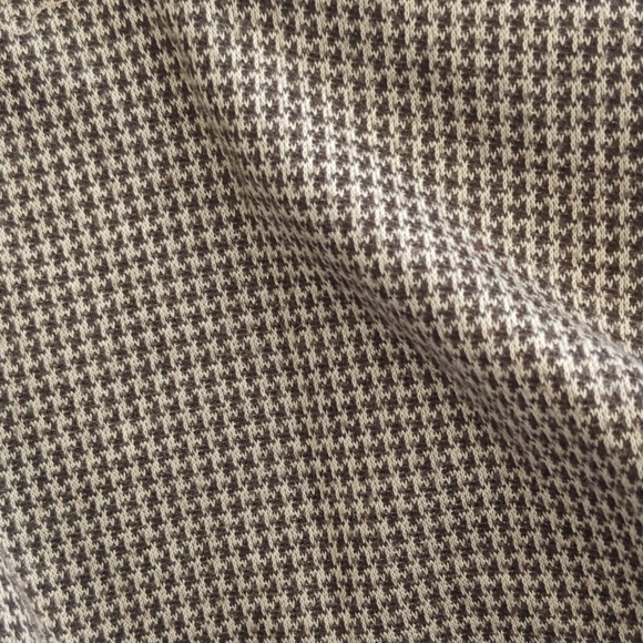 Brown Long Sleeve Collared Cropped Shirt Top Unbranded - Picture 14 of 14